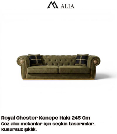 royal-chester-kanepe-sofa-koltuk-takimi-modern-lüks-haki-yesil-gold-aslan-detayli-alia-mobilya